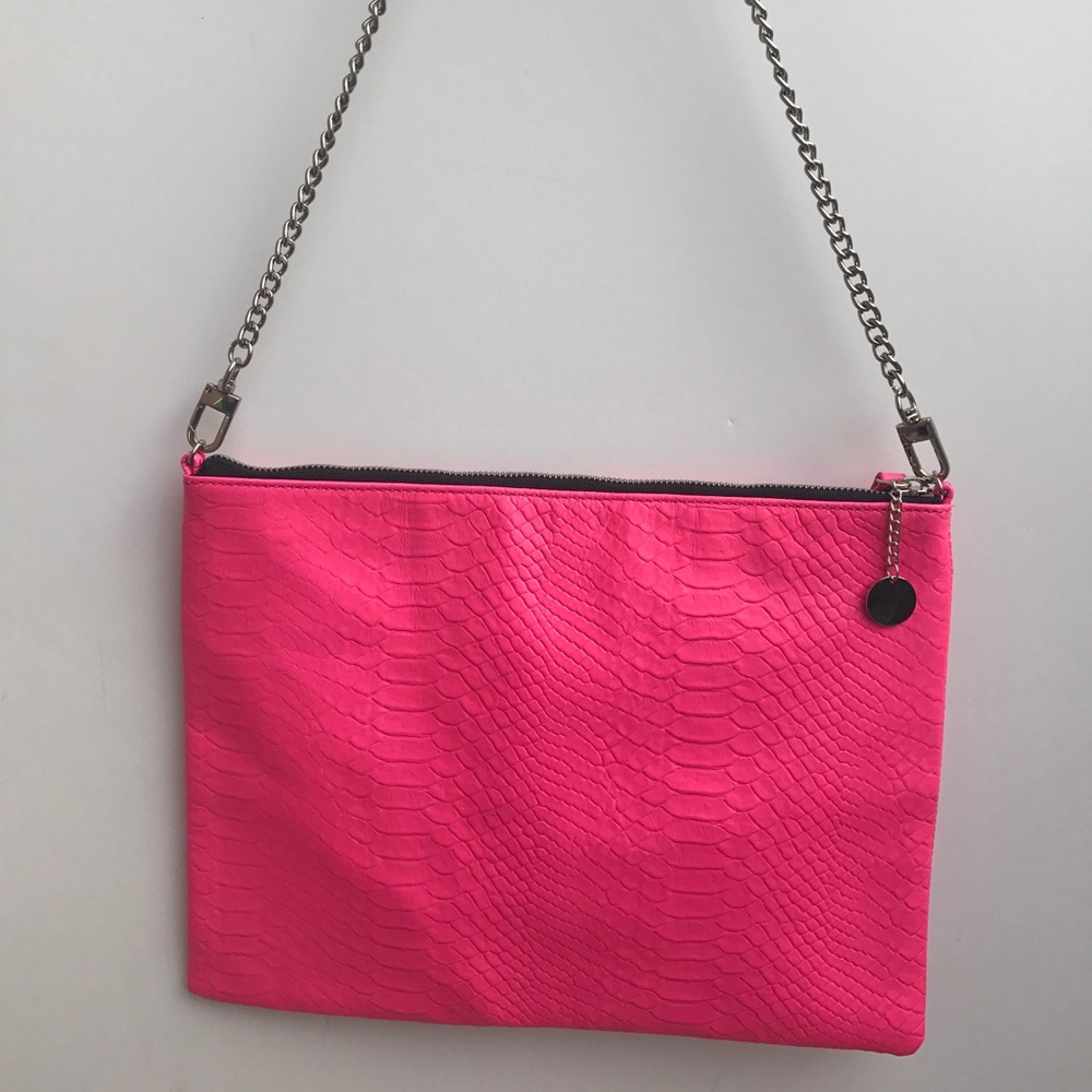 Los Angeles Project LAP Clutch Wristlet Neon Pink
